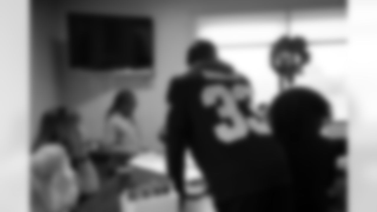 New Orleans Saints defensive back Jonas Sanker joined the Saints Cheer Krewe, Sir Saint and Coca-Cola for a water donation event, supporting a local Boys & Girls Club on December 9, 2025.