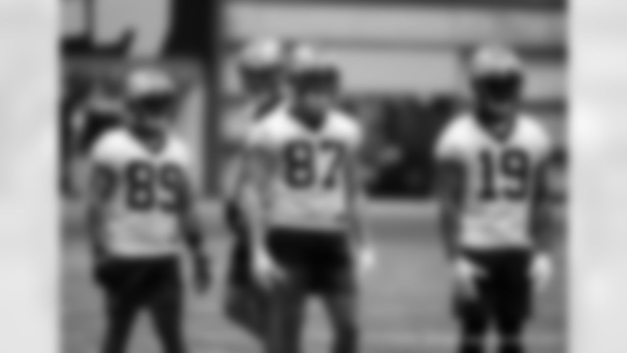 New Orleans Saints players kicked off 2025 Rookie Minicamp workouts at the Ochsner Sports Performance Center on May 9, 2025.