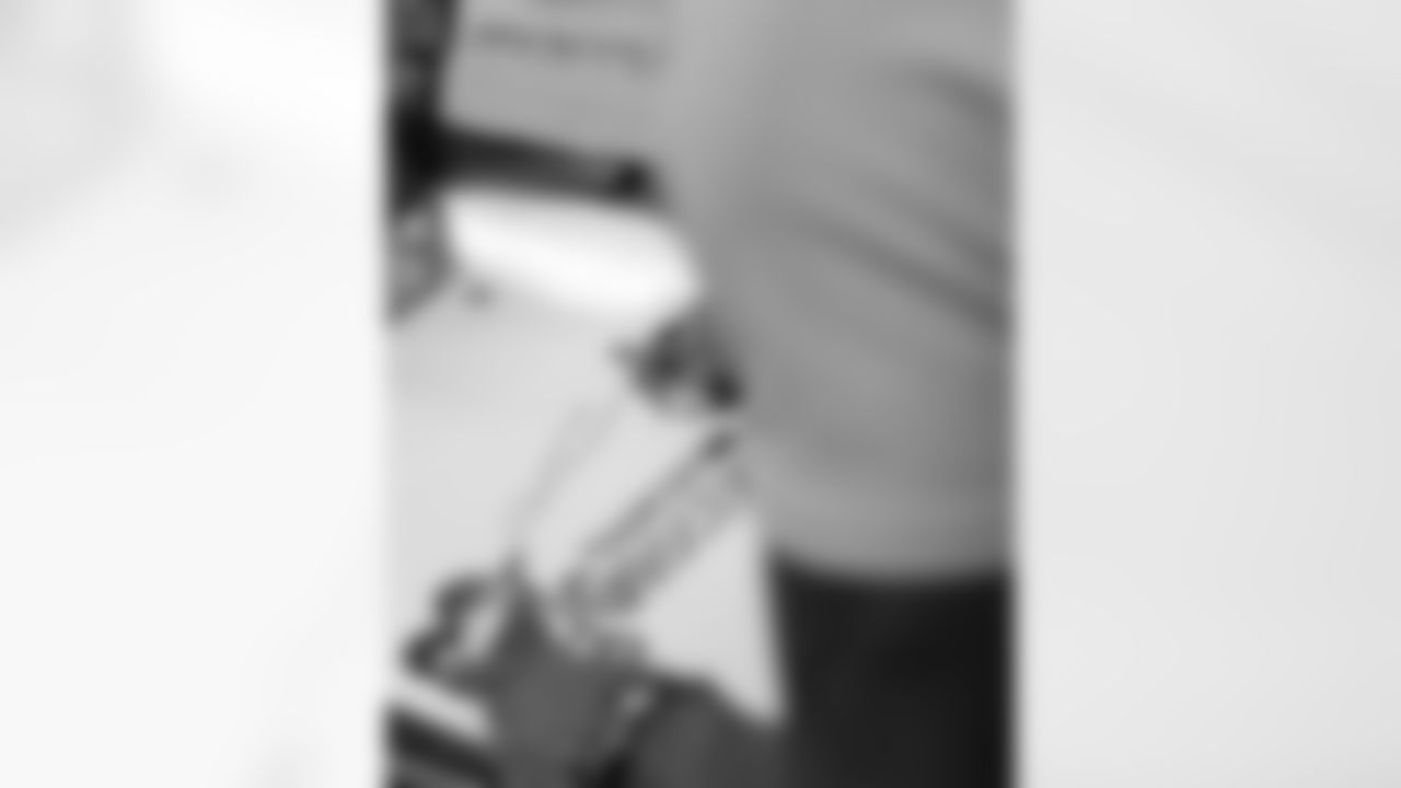 New Orleans Saints safety Justin Reid hosted his annual "Justin's Thanksgiving Grocery Grab" shopping spree for local shoppers on Nov. 24, 2025. Saints safety Terrell Burgess assisted their teammate during the event.