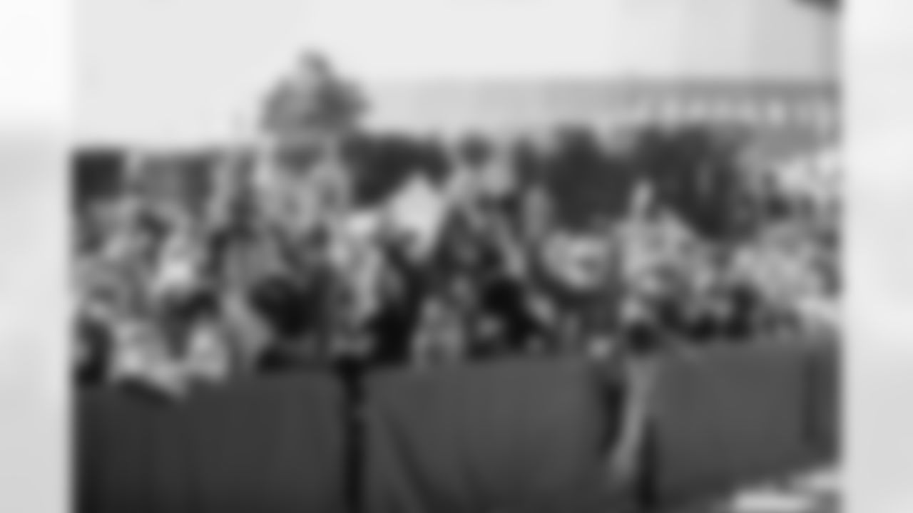 New Orleans Saints fans enjoyed the Week 12 entertainment in Champions Square ahead of the game against the Atlanta Falcons during the 2025 NFL season on Nov. 23, 2025.