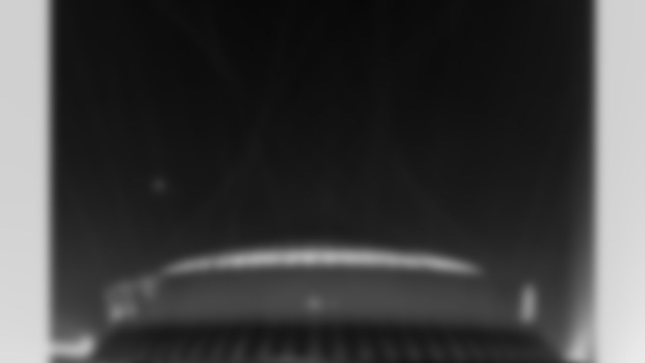 The National Football League celebrated the arrival of Super Bowl LIX to New Orleans with a light show at the Caesars Superdome on Saturday, Feb. 1, 2025.