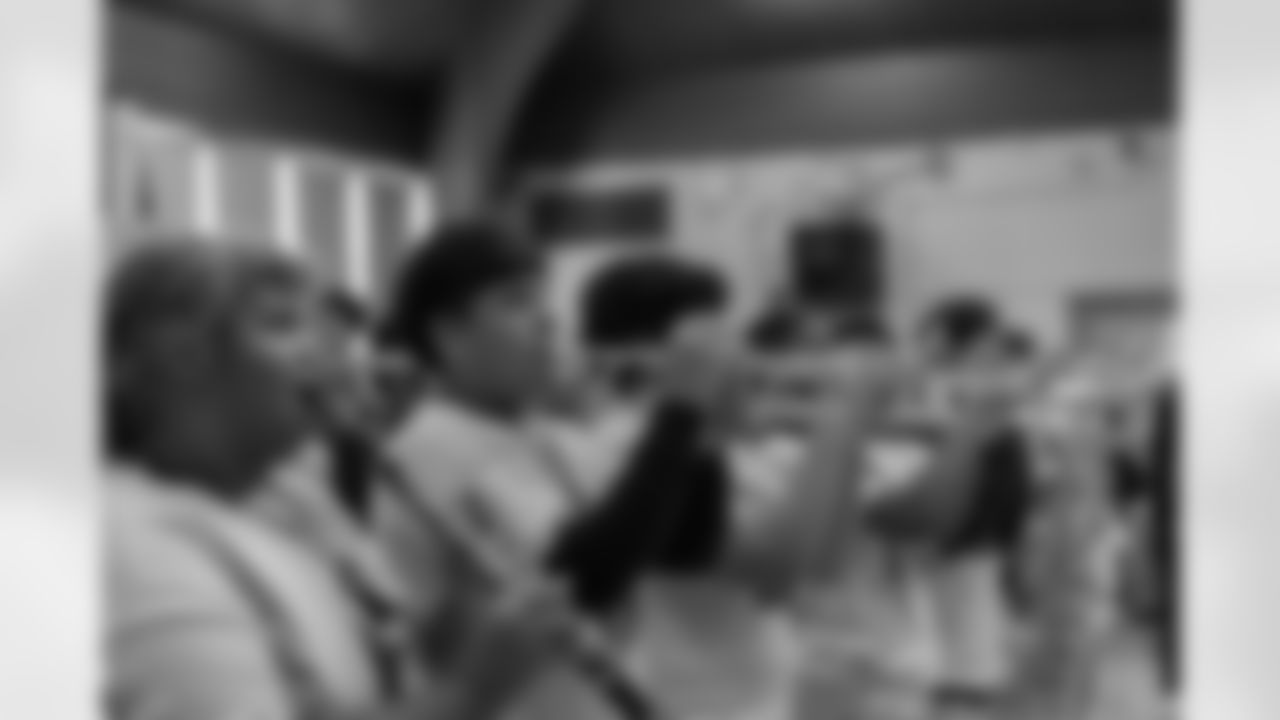 New Orleans Saints defensive end Cam Jordan joined students at Clancy Elementary School to unveil the school's new computer lab with new tech equipment and office supplies courtesy of Cox on Tuesday, Nov. 4, 2025.