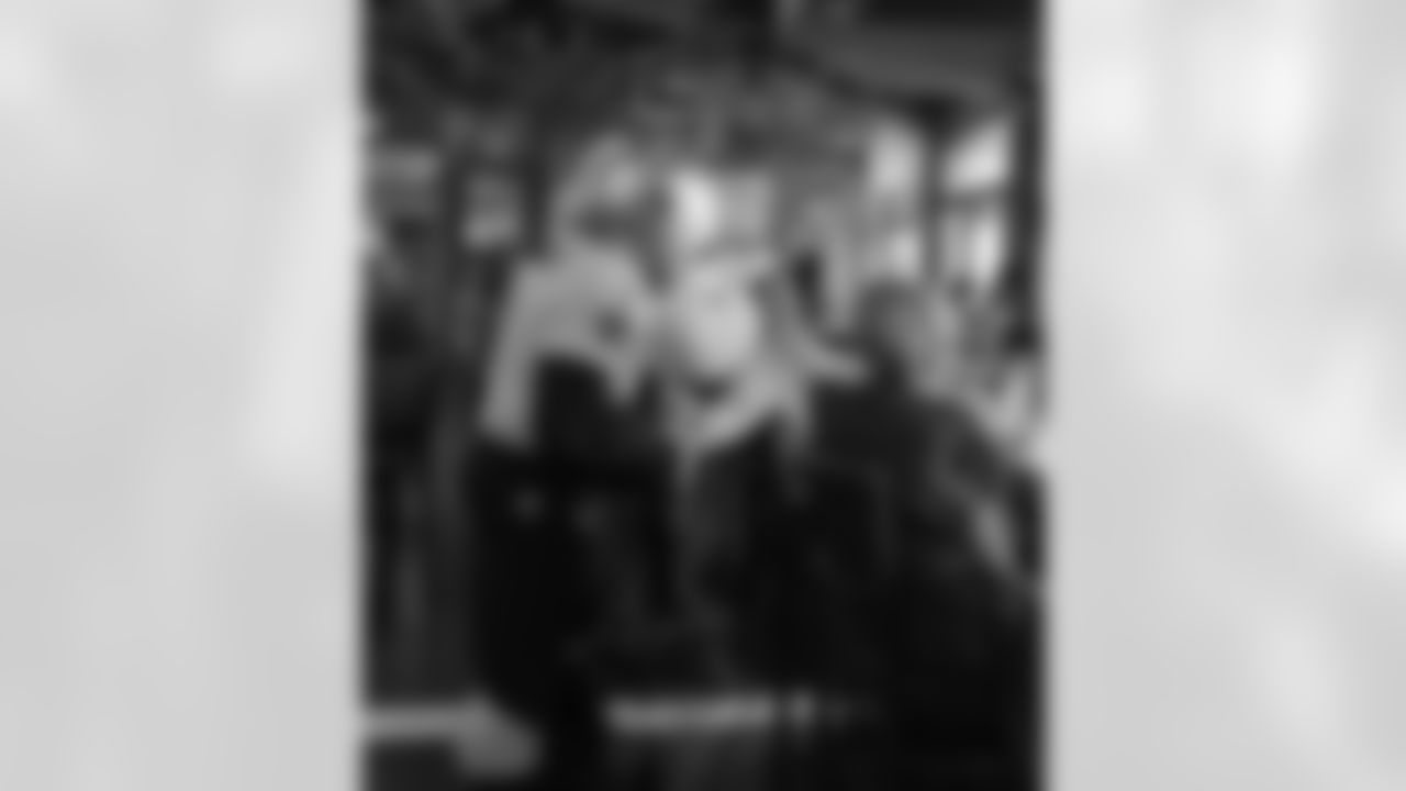 The New Orleans Saints hosted a watch party presented by Bud Light for their game against the Tampa Bay Buccaneers on Dec. 7, 2025 at Manning's in New Orleans, Louisiana. Members of the Saints Cheer Krewe were in attendance and interacting with fans during the event.