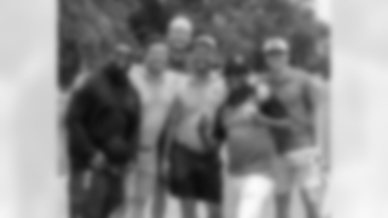New Orleans Saints head coach Kellen Moore, Executive Vice President/General Manager Mickey Loomis, and a host of current Saints players and legends took part in the Saints Hall of Fame's annual celebrity golf classic at Chateau Golf Country Club in Kenner on Monday, May 19, 2025.