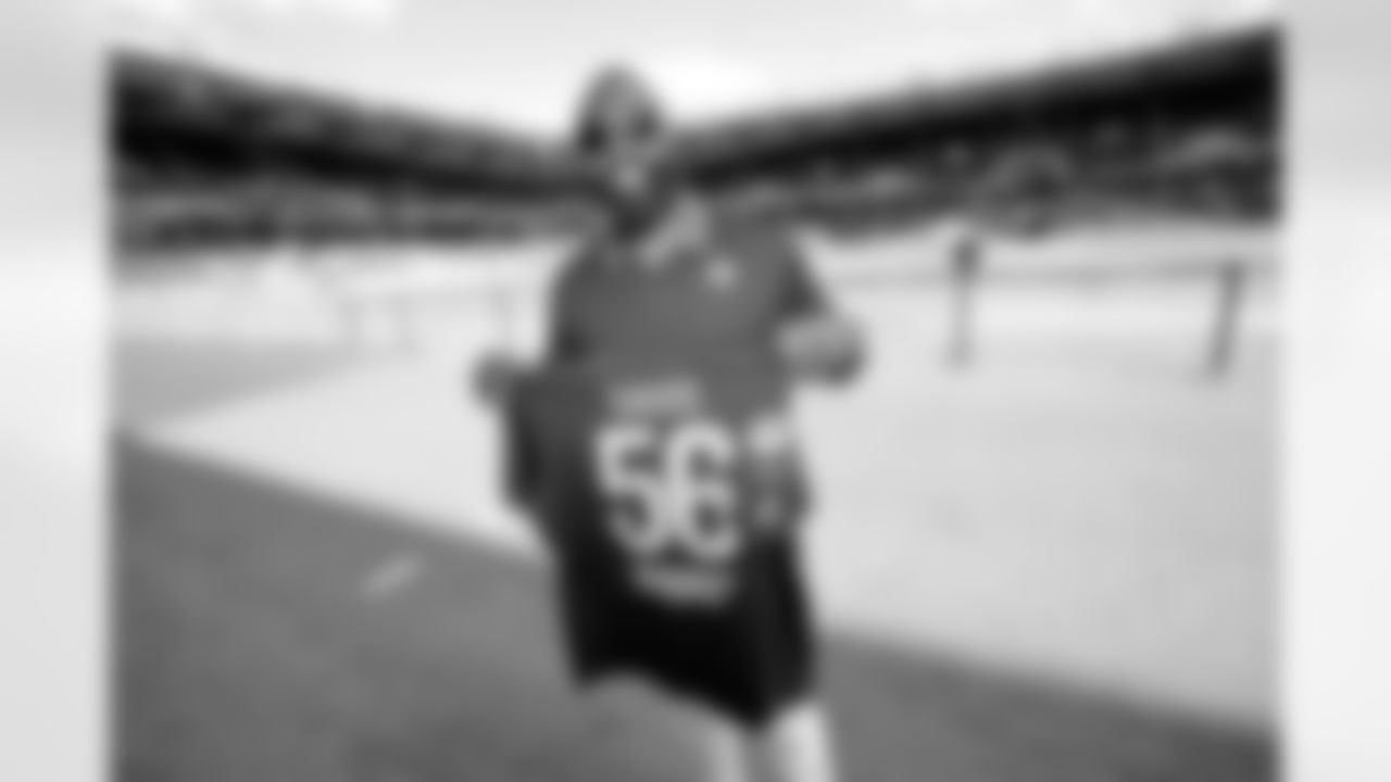 New Orleans Saints linebacker Demario Davis joined local youth flag football teams for a tour of Parc des Princes, home of the Paris St-Germain F.C., on Friday, July 11, 2025.