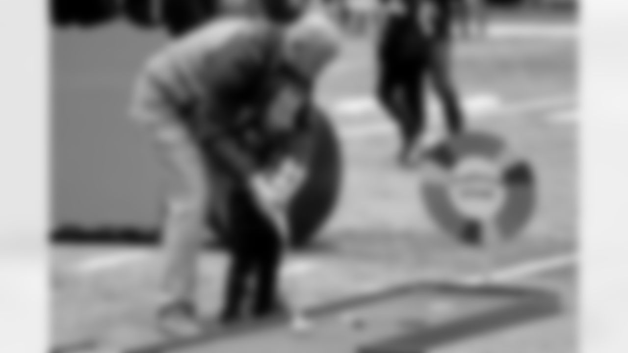 New Orleans Saints wide receiver Mason Tipton and linebacker Pete Werner joined members of the Saints Kids Club presented by Entergy, as well as the Pelicans and Saints Crib Clubs presented by Ochsner Children's Hospital, at the 2025 Holiday Huddle event on Wednesday, Dec. 10, 2025. Attendees enjoyed holiday-themed activities plus a Play Football Experience.