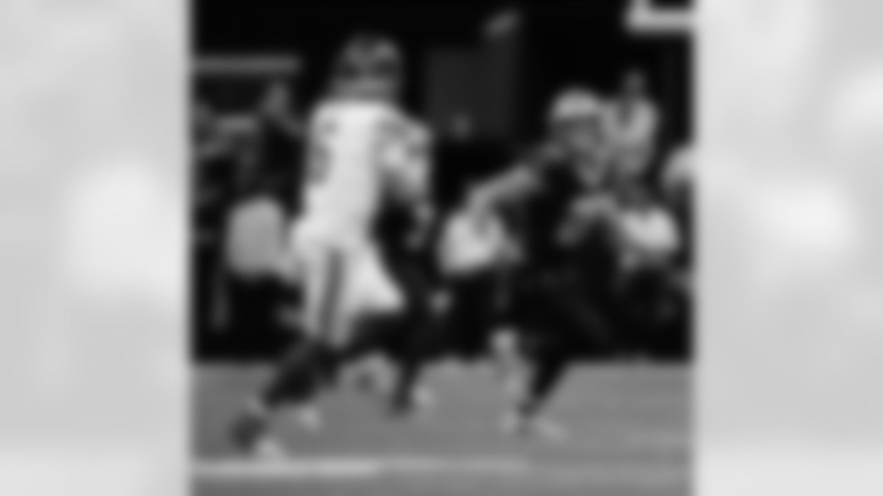 Check out the game action photos from the New Orleans Saints game against the New York Giants for Week 5 of the 2025 NFL season on Oct. 5, 2025 at Caesars Superdome.