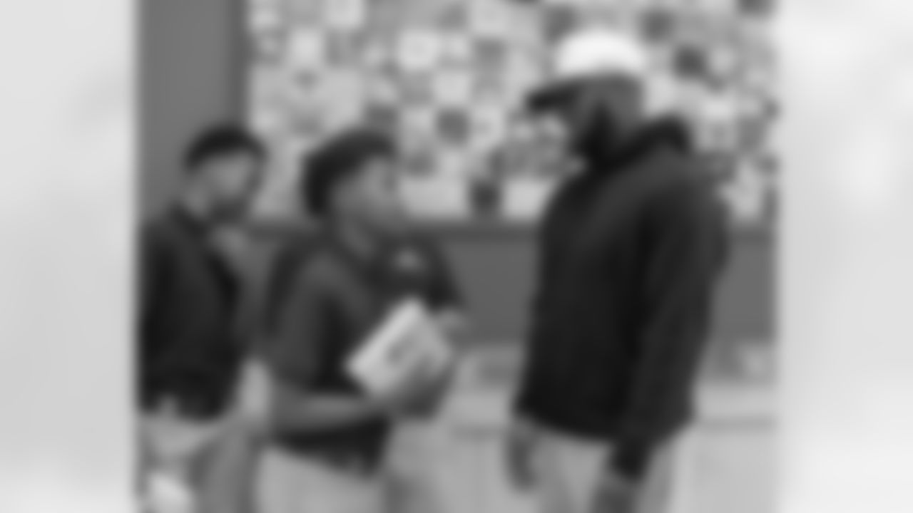 New Orleans Saints safety Terrell Burgess delivered 40 Sony headphones to 6th and 7th grade students at Good Shepherd School on Tuesday, Dec. 16, 2025, in partnership with The 18th Ward. The donation was part of Burgess' own community initiative to bring holiday cheer to students ahead of the holiday season.