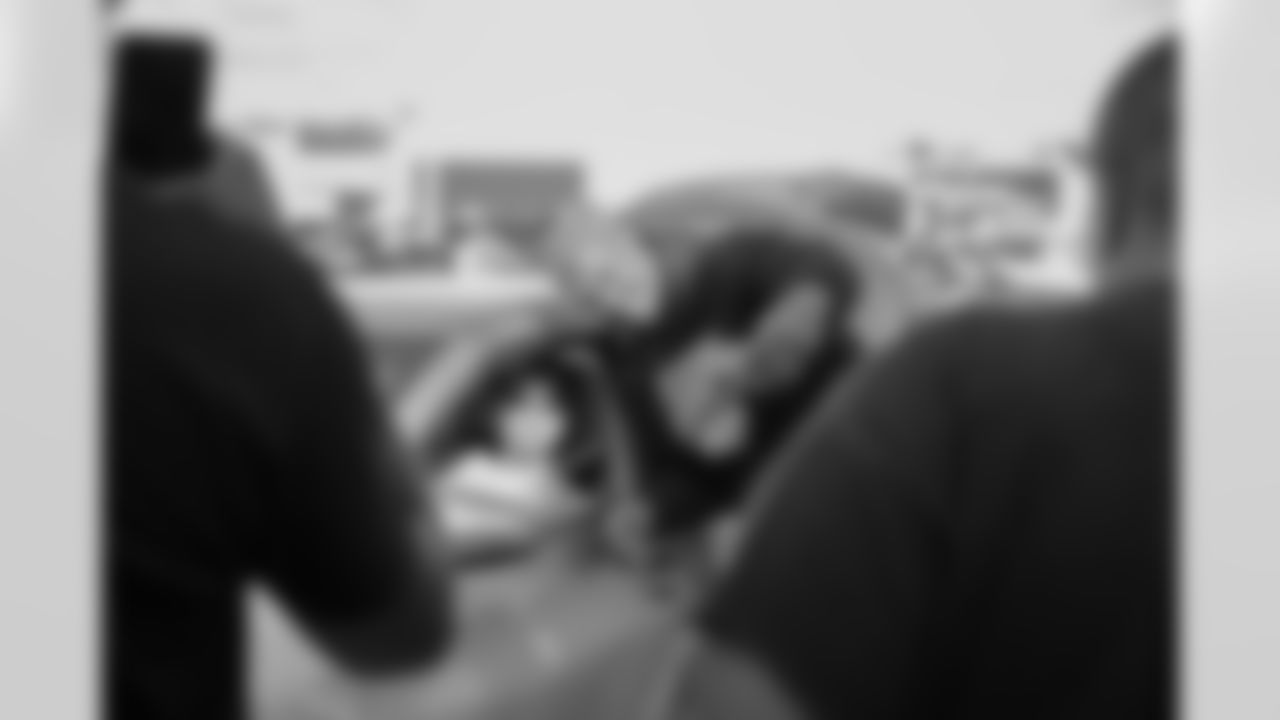 New Orleans Saints defensive end Cam Jordan welcomed local residents to the Cam Jordan Foundation's Turkey giveaway where he distributed holiday meals on Nov. 25, 2025.