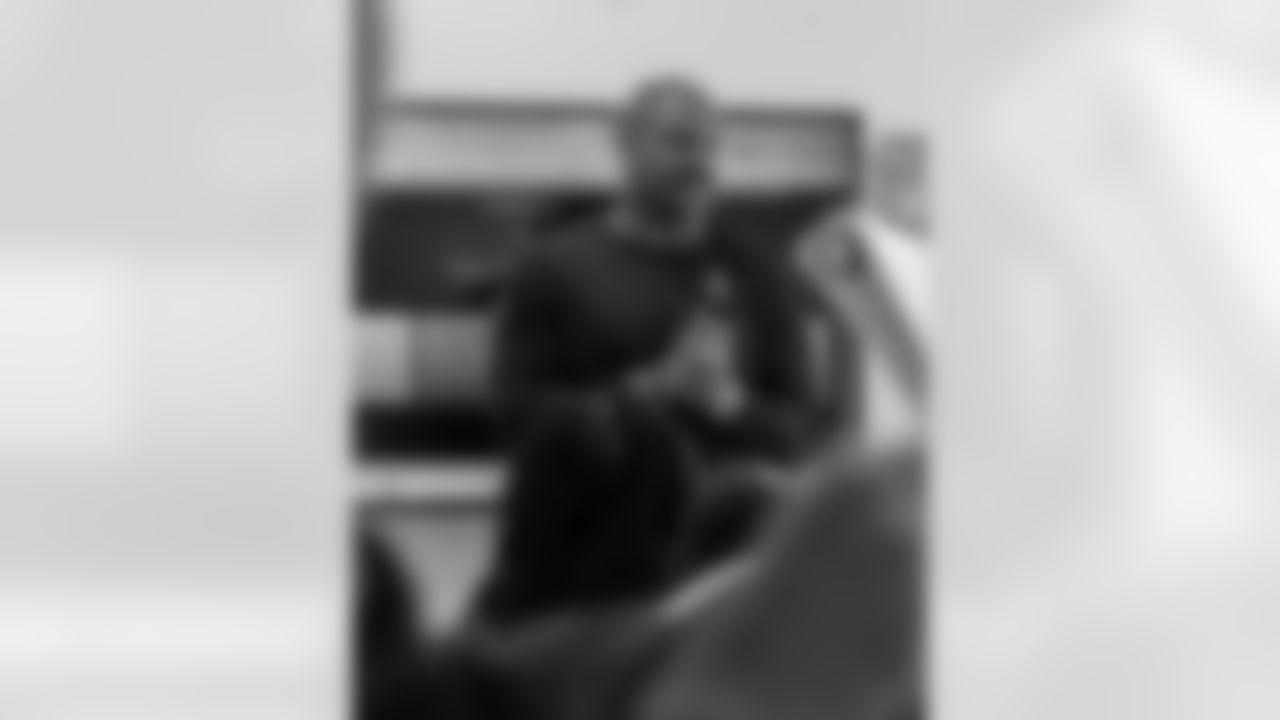 New Orleans Saints defensive end Cameron Jordan visited students and staff at KIPP Believe School on Tuesday, Nov. 11, 2025.