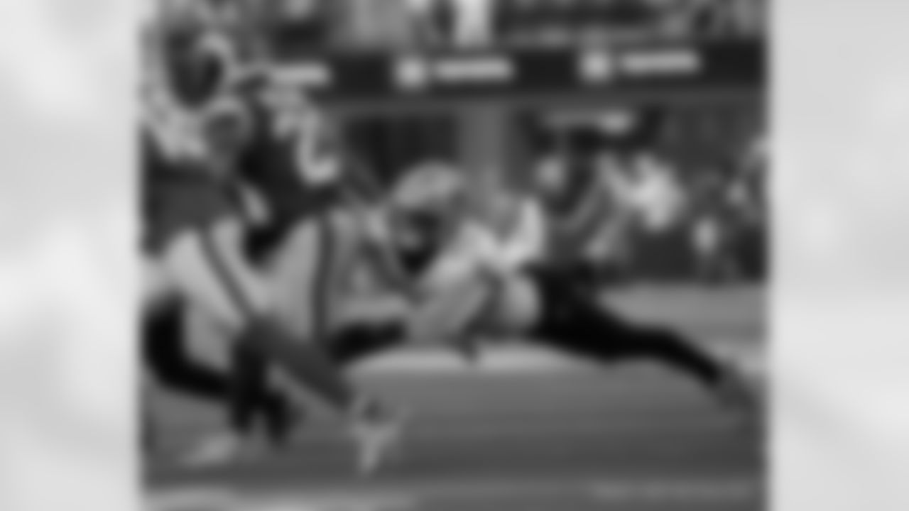 Check out the game action photos from the New Orleans Saints game against the Los Angeles Rams for Week 9 of the 2025 NFL season on Nov. 2, 2025 at SoFi Stadium.