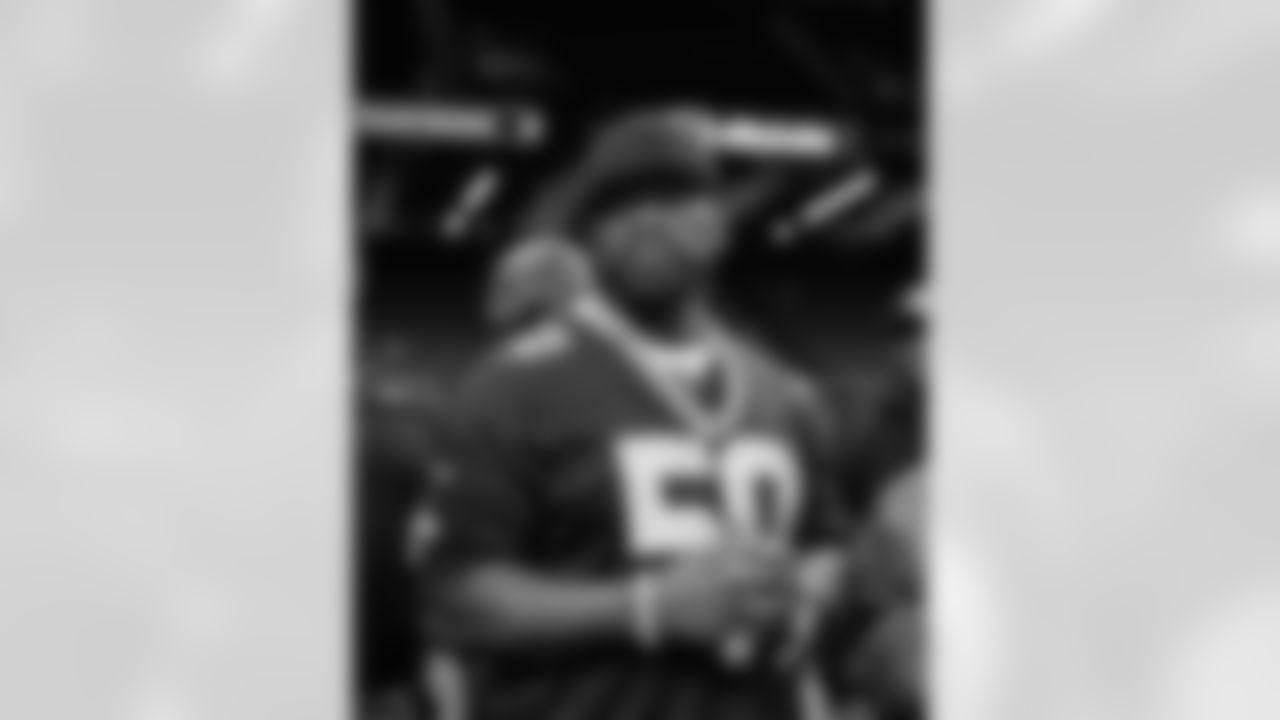 Rapper 50 Cent attended the New Orleans Saints game against the New York Jets for Week 16 of the 2025 NFL season on Dec. 21, 2025 at the Caesars Superdome.