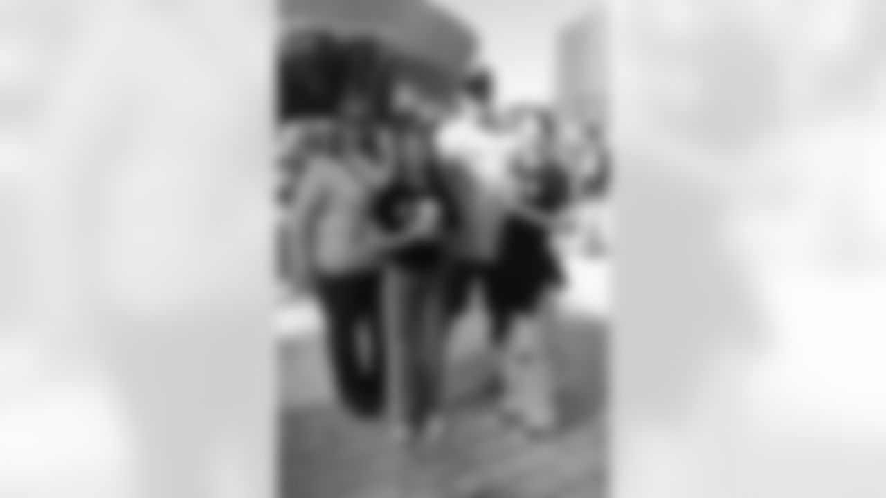 New Orleans Saints fans enjoyed the Week 12 entertainment in Champions Square ahead of the game against the Atlanta Falcons during the 2025 NFL season on Nov. 23, 2025.