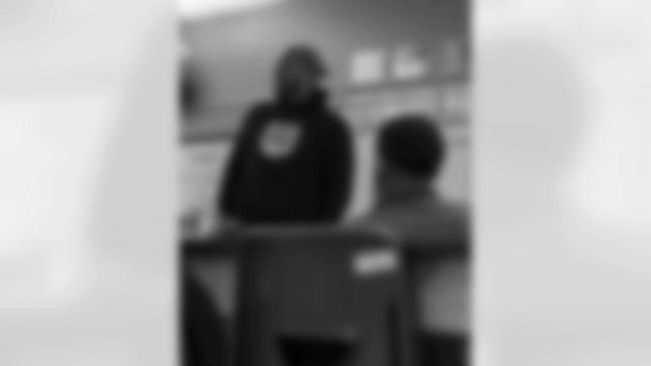 New Orleans Saints defensive end Cam Jordan visited students and staff at KIPP Morial School on Monday, Dec. 15, 2025, spending time engaging with students and supporting the school community.