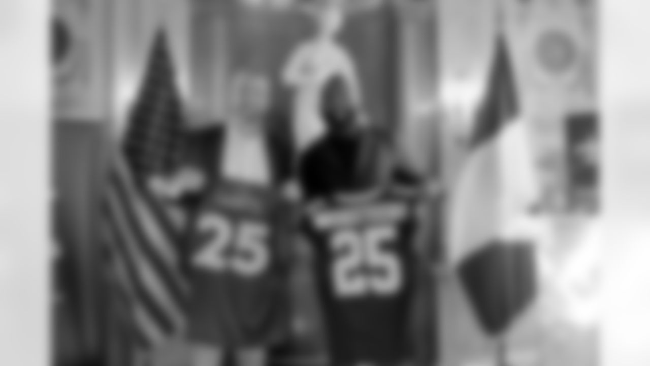 New Orleans Saints linebacker Demario Davis joined the Paris Musketeers at the U.S. Embassy in Paris for an event aimed at building connections with local and FFFA officials on Friday, July 11, 2025.