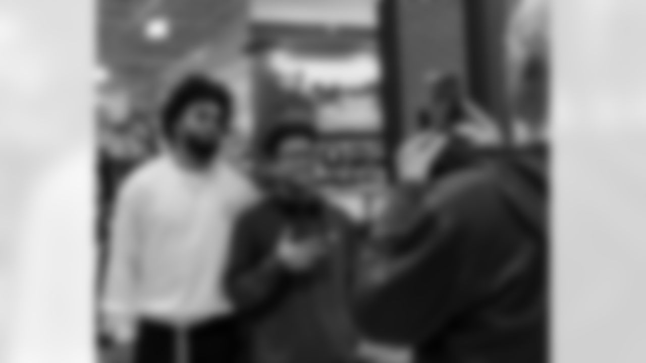 New Orleans Saints wide receiver Chris Olave surprised local youth with a holiday shopping spree in Metairie on December 9, 2025.