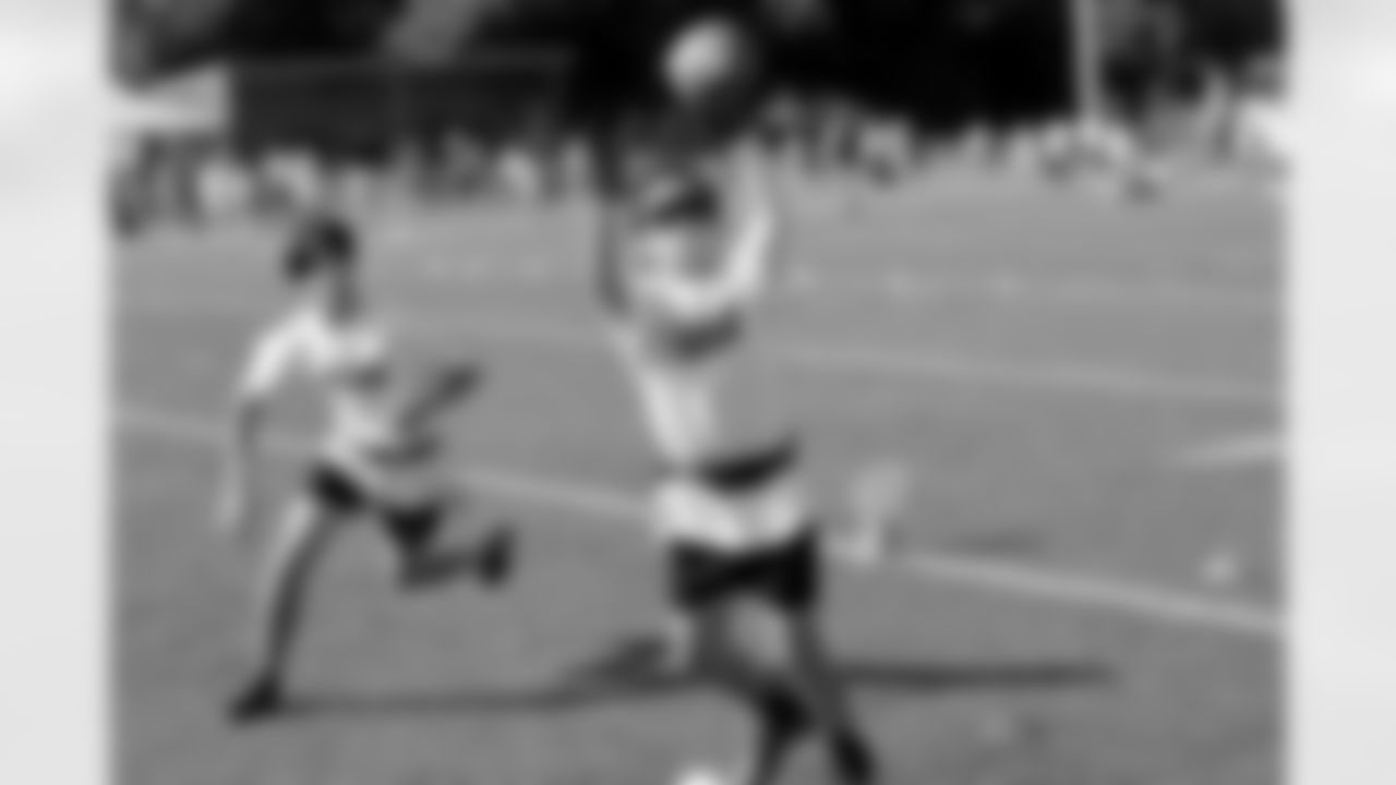 New Orleans Saints linebacker Demario Davis joined young athletes for a Play Football Experience and Flag Football clinic in Paris, France on Saturday, July 12, 2025.