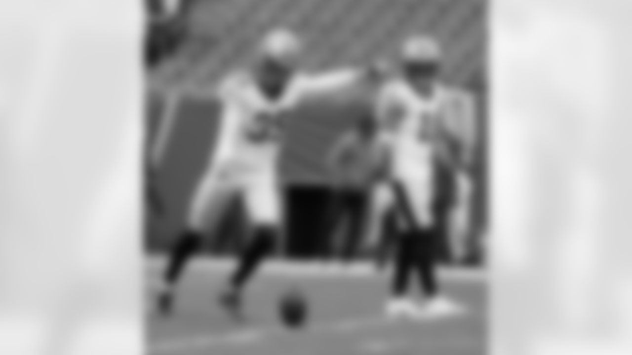 Check out the pregame photos from the New Orleans Saints game against the Tampa Bay Buccaneers for Week 14 of the 2025 NFL season on Dec. 7, 2025 at Raymond James Stadium.