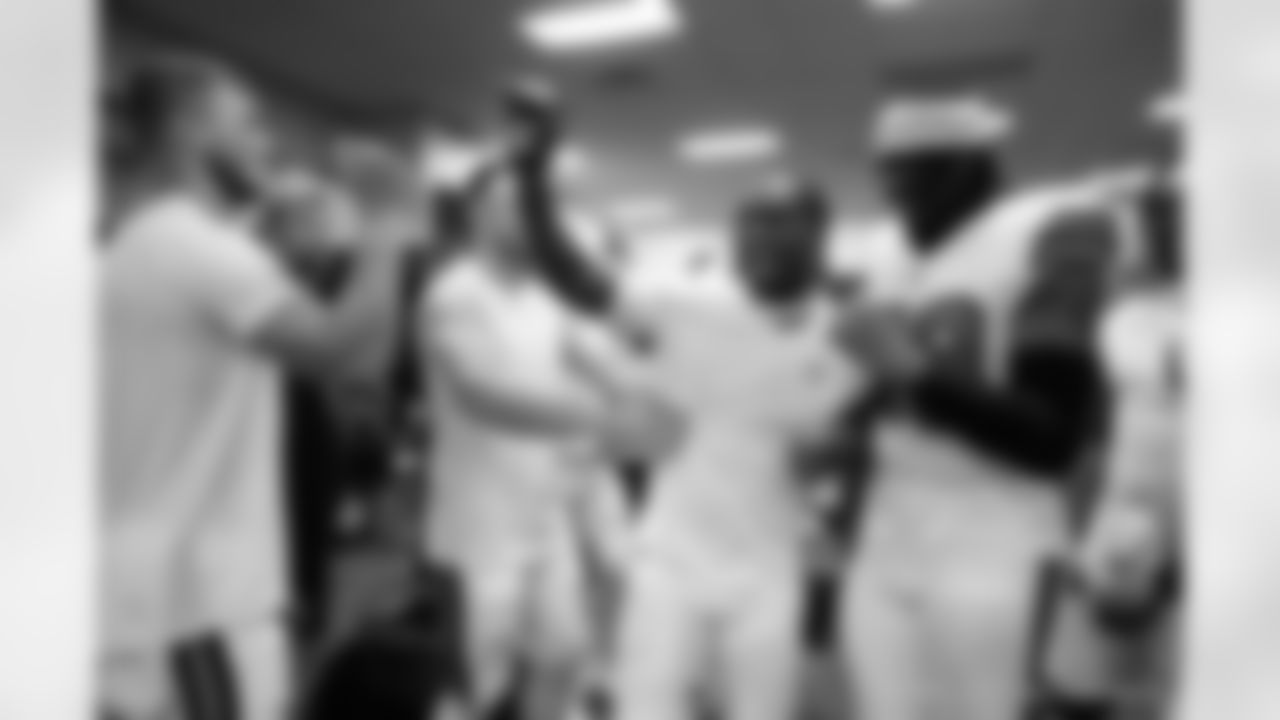 Head inside the New Orleans Saints locker room postgame after the Saints' win against the Carolina Panthers in Week 10 of the 2025 NFL Season presented by Bud Light.