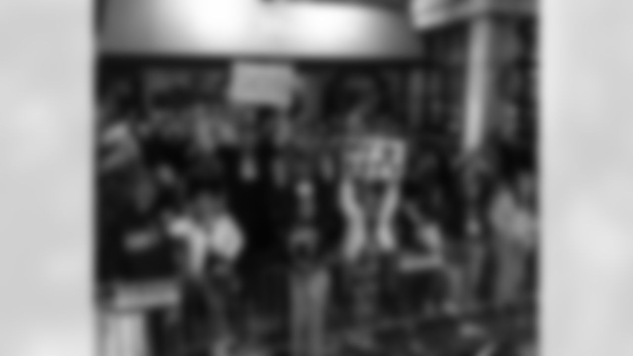 New Orleans Saints quarterback Tyler Shough served as grand marshal for the Krewe of Pygmalion with center Erik McCoy, guard Nick Saldiveri, tight end Foster Moreau, tight end Moliki Matavao, and center Will Clapp riding down the Uptown route during the 2026 Mardi Gras season on Saturday, February 7, 2026.