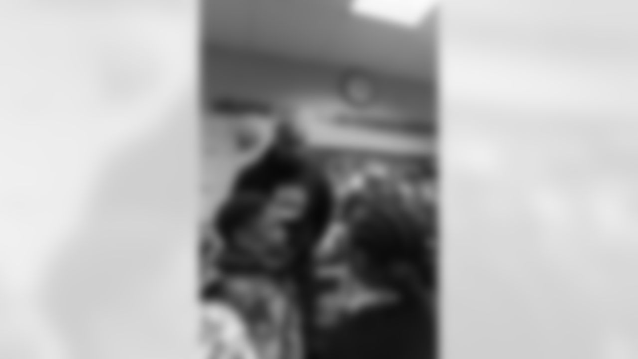 New Orleans Saints defensive end Cam Jordan visited students and staff at Martin Luther King Jr. Elementary School on Tuesday, Dec. 9, 2025.