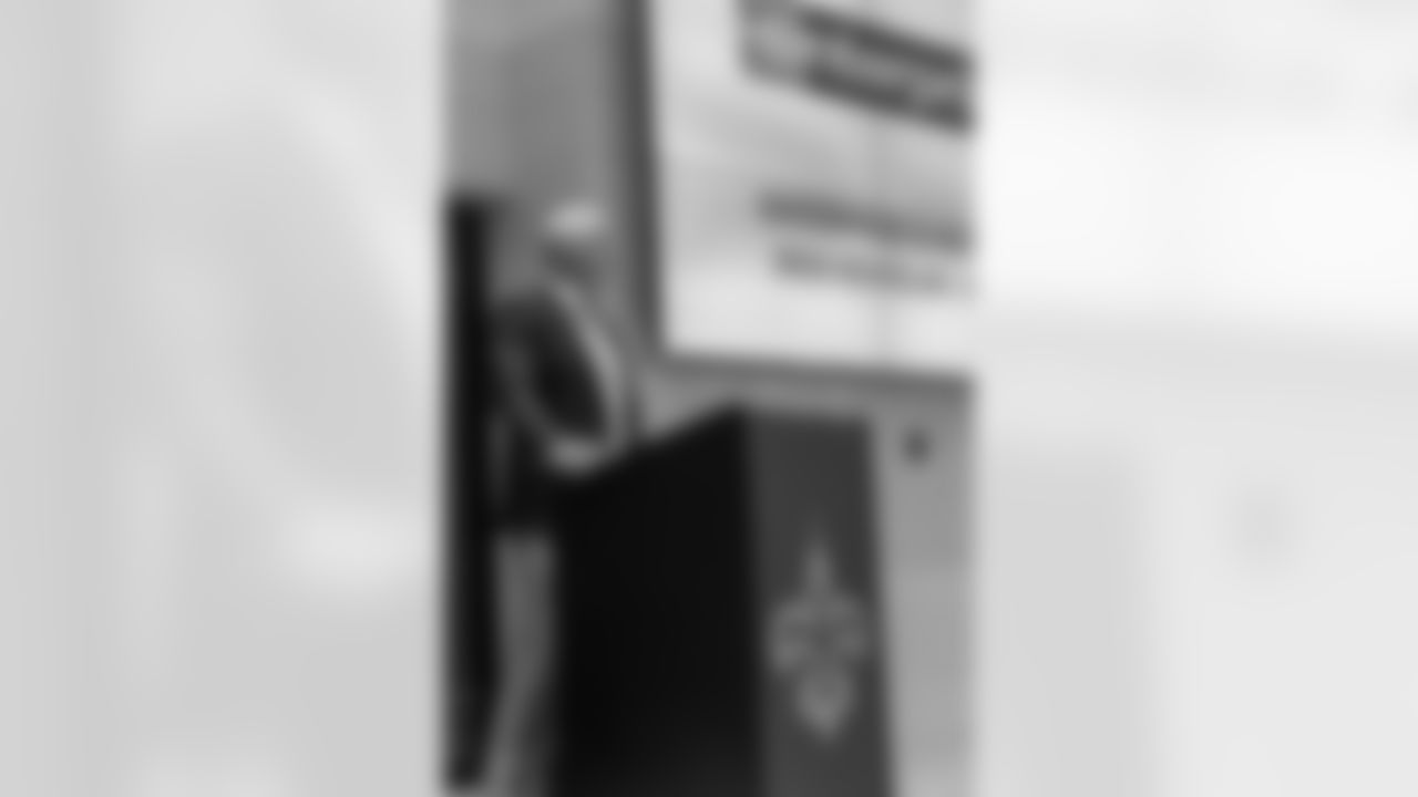 The New Orleans Saints hosted the annual Enterprise Scholar Athlete Banquet at the Ochsner Sports Performance Center on Tuesday, February 24, 2025. New Orleans Saints center Will Clapp served as guest speakers at the event.