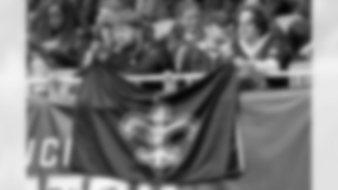 Check out the fan photos from the New Orleans Saints game against the Chicago Bears for Week 7 of the 2025 NFL season on Oct. 19, 2025 at Soldier Field.