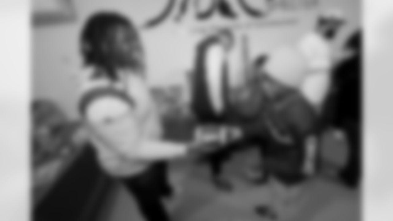 New Orleans Saints center/guard Cesar Ruiz hosted a holiday toy giveaway at the New Orleans Women and Children's Center on Tuesday, Dec. 16, 2025. The event also featured appearances by fellow Saints players center Erik McCoy, linebacker Torricelli Simpkins III, wide receiver Easton Kilty, and offensive tackle William Sherman to spread holiday cheer to children and families in the community.