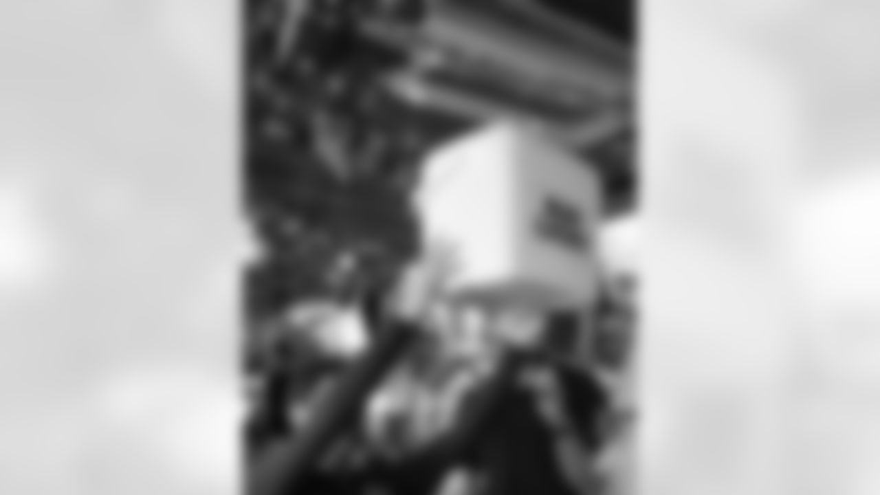 The New Orleans Saints hosted a watch party presented by Bud Light for their game against the Atlanta Falcons on Jan. 4, 2026 at Parlay's in New Orleans, Louisiana. Members of the Saints Cheer Krewe and Sir Saint were in attendance and interacting with fans during the event.