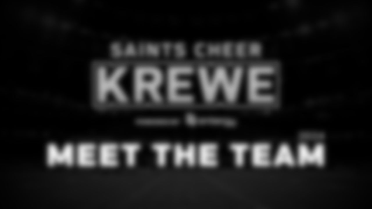 Meet the 56 members of the Saints Cheer Krewe for the upcoming New Orleans Saints 2024 NFL season.