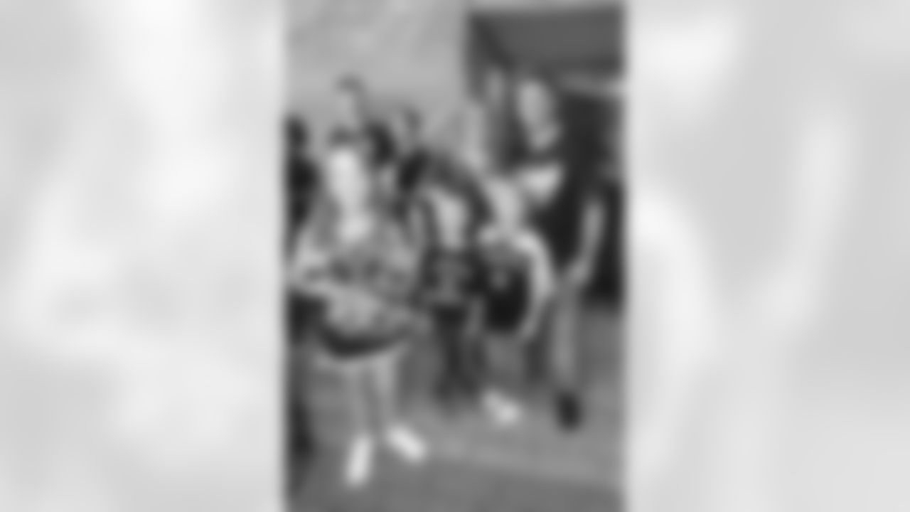 New Orleans Saints fans enjoyed the Week 12 entertainment in Champions Square ahead of the game against the Atlanta Falcons during the 2025 NFL season on Nov. 23, 2025.