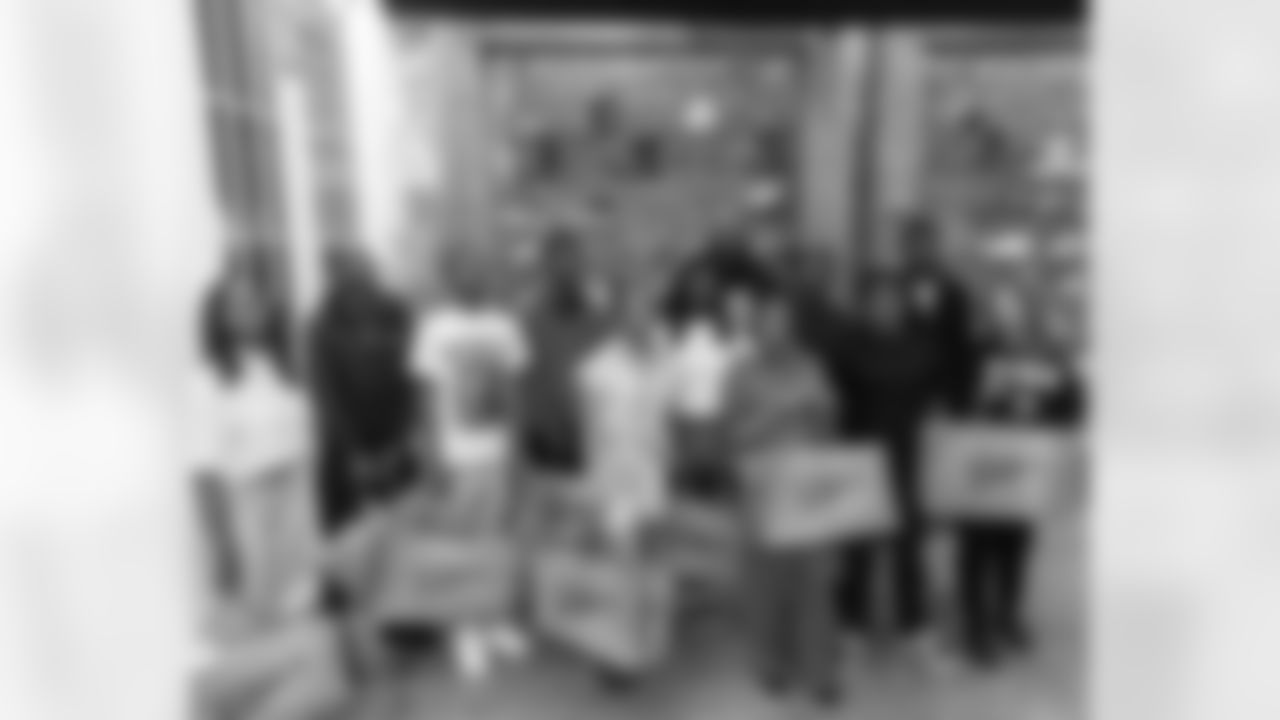 New Orleans Saints defensive end Cameron Jordan gifted dozens of local youth with a pair of sneakers of their choice at Sneaker Politics in the French Quarter on Monday, December 22, 2025.