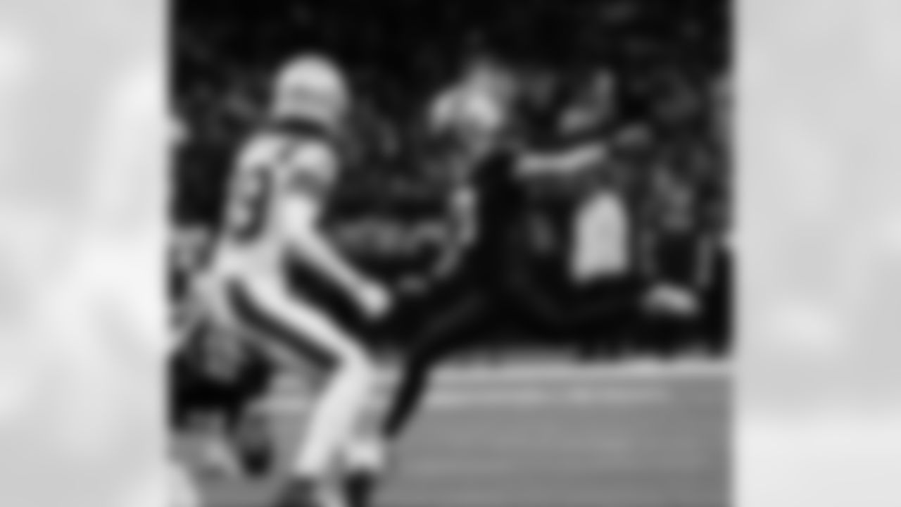 Check out the game action photos from the New Orleans Saints game against the New England Patriots for Week 6 of the 2025 NFL season on October 12, 2025 at Caesars Superdome.
