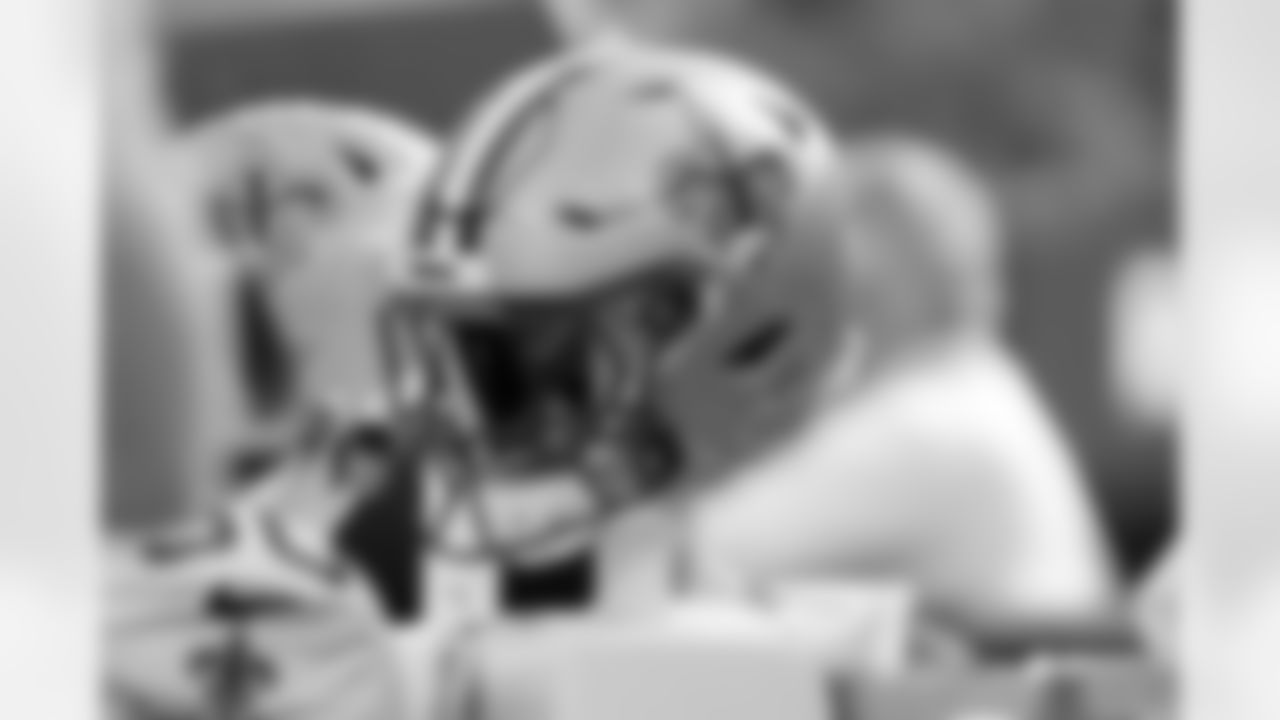 Check out the game action photos from the New Orleans Saints game against the Los Angeles Rams for Week 9 of the 2025 NFL season on Nov. 2, 2025 at SoFi Stadium.