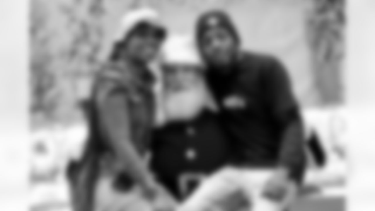 New Orleans Saints wide receiver Mason Tipton and linebacker Pete Werner joined members of the Saints Kids Club presented by Entergy, as well as the Pelicans and Saints Crib Clubs presented by Ochsner Children's Hospital, at the 2025 Holiday Huddle event on Wednesday, Dec. 10, 2025. Attendees enjoyed holiday-themed activities plus a Play Football Experience.