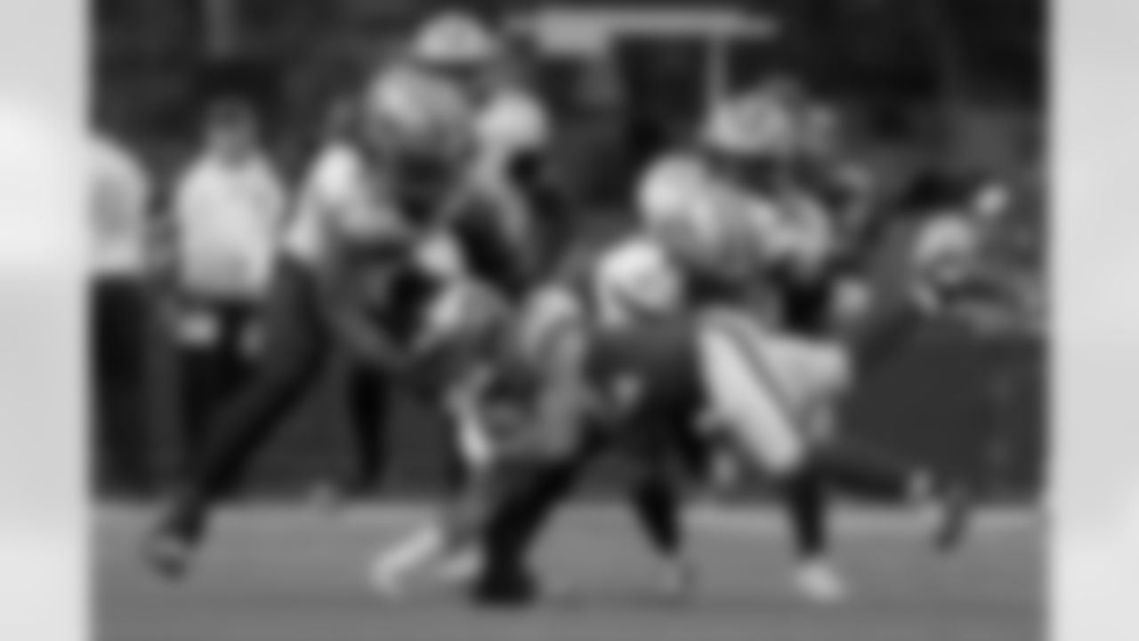 Check out the game action photos from the New Orleans Saints game against the Los Angeles Rams for Week 9 of the 2025 NFL season on Nov. 2, 2025 at SoFi Stadium.