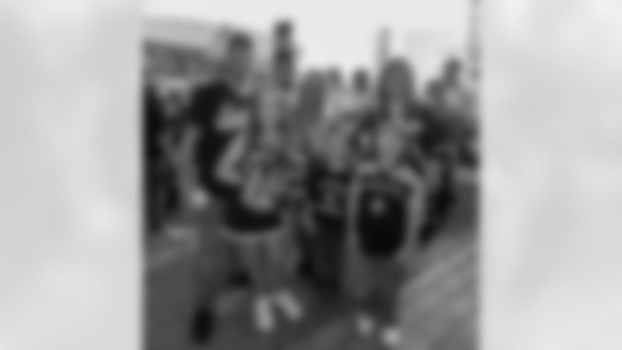 New Orleans Saints fans enjoyed the Week 12 entertainment in Champions Square ahead of the game against the Atlanta Falcons during the 2025 NFL season on Nov. 23, 2025.