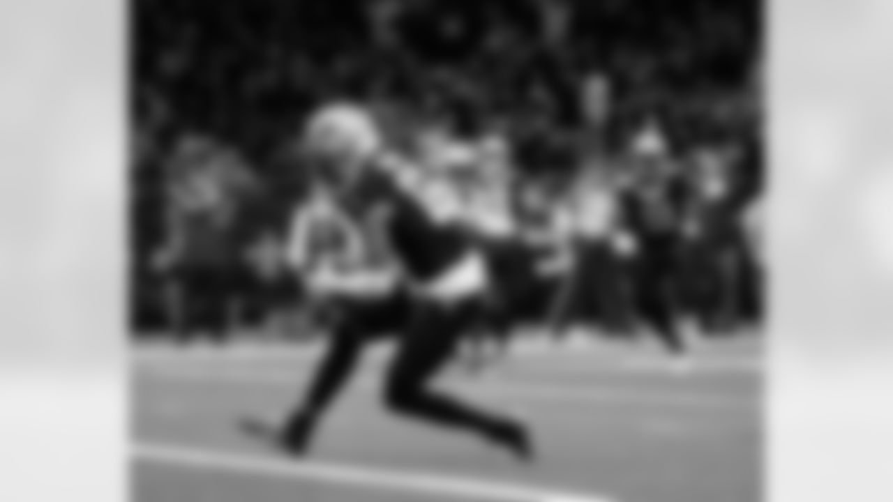 Check out the best photos of the New Orleans offense in their game against the Carolina Panthers for Week 15 of the 2025 NFL season on Dec. 14, 2025 at Caesars Superdome.