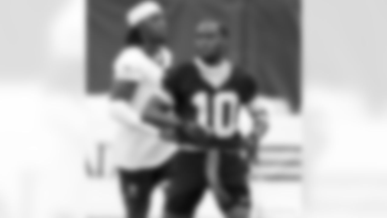 New Orleans Saints players participate in Day 2 of 2025 Saints Minicamp at the Ochsner Sports Performance Center on Wednesday, June 11, 2025.