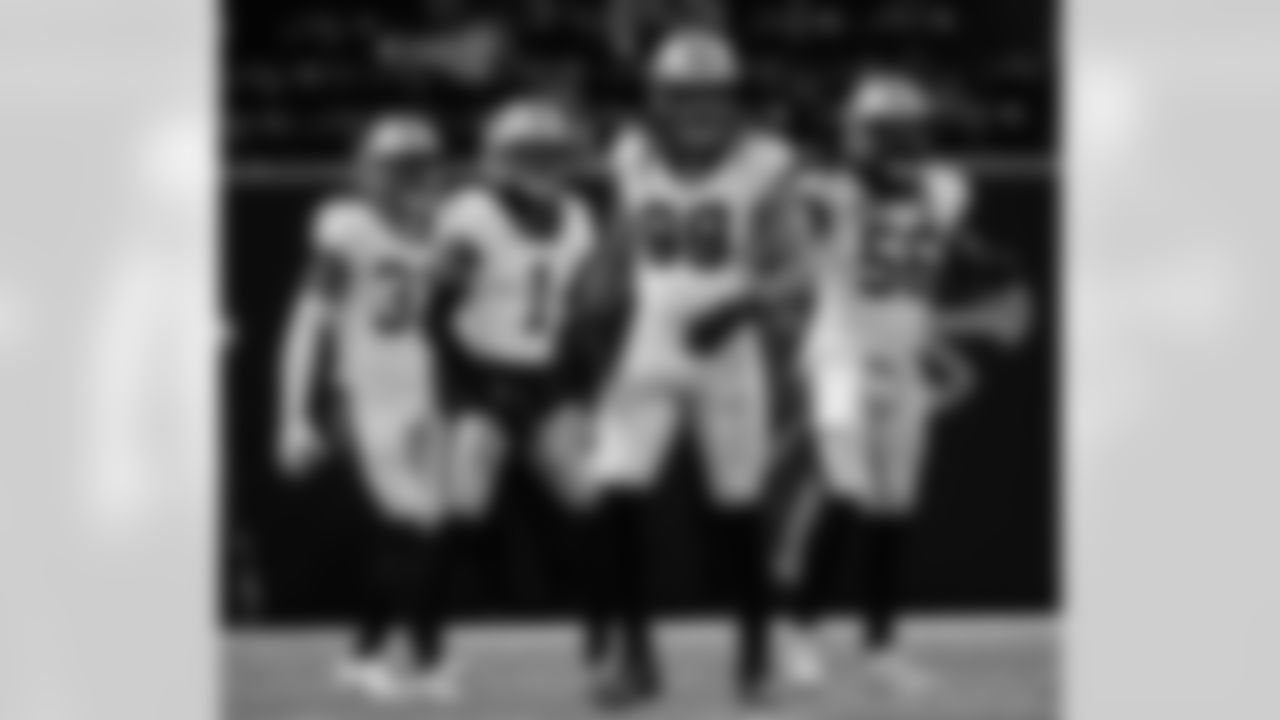 Check out the game action photos from the New Orleans Saints game against the Atlanta Falcons for Week 18 of the 2025 NFL season on Jan. 4, 2026 at Mercedes-Benz Stadium.