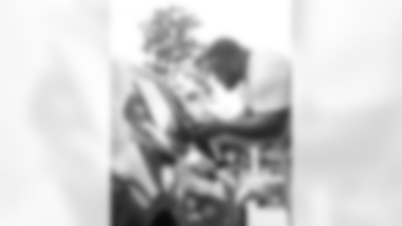 New Orleans Saints defensive tackle Davon Godchaux hosted a Thanksgiving turkey distribution for local residents at the COPAC Community Center on Nov. 25, 2025. The Plaquemine High School football team assisted Godchaux in the giveaway.