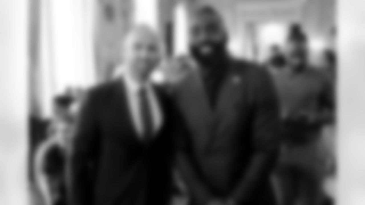 New Orleans Saints linebacker Demario Davis joined the Paris Musketeers at the U.S. Embassy in Paris for an event aimed at building connections with local and FFFA officials on Friday, July 11, 2025.