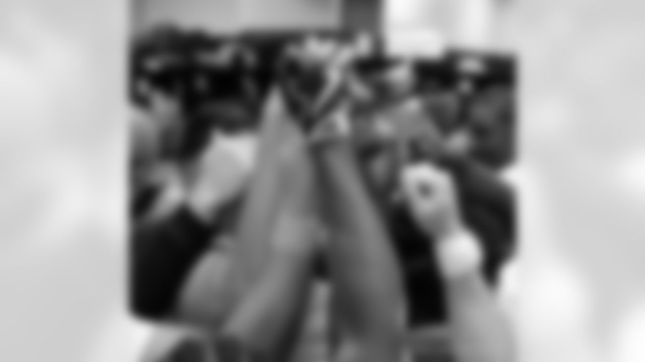 Head inside the New Orleans Saints locker room postgame after the Saints' win against the Carolina Panthers in Week 10 of the 2025 NFL Season presented by Bud Light.