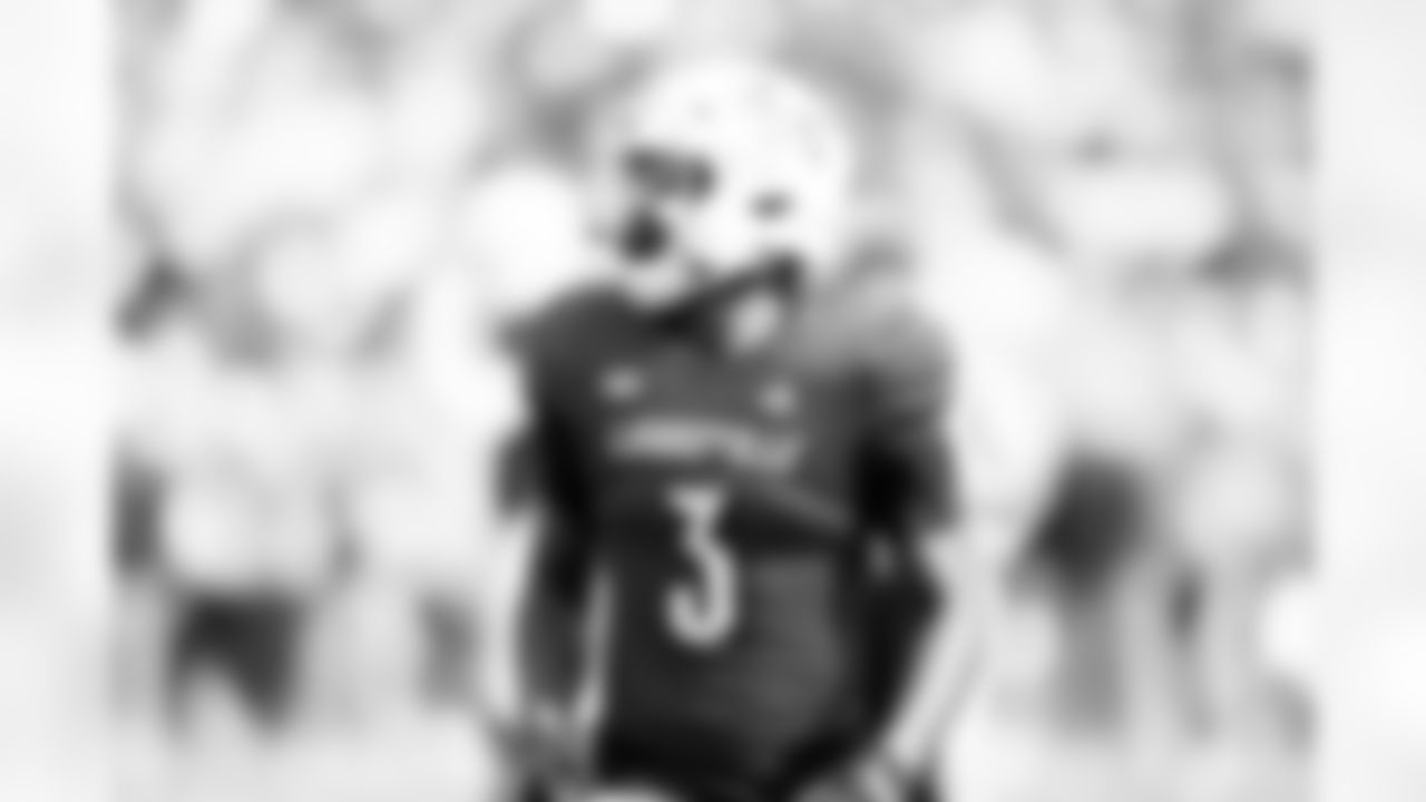 Check out photos of New Orleans Saints fourth round draft pick Quincy Riley, cornerback from Louisville, drafted 131st overall in the 2025 NFL Draft.