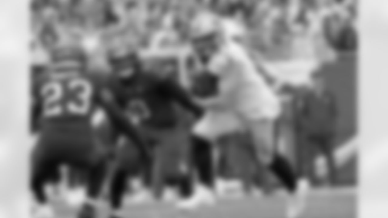 Check out the game action photos from the New Orleans Saints game against the Tampa Bay Buccaneers for Week 14 of the 2025 NFL season on Dec. 7, 2025 at Raymond James Stadium.