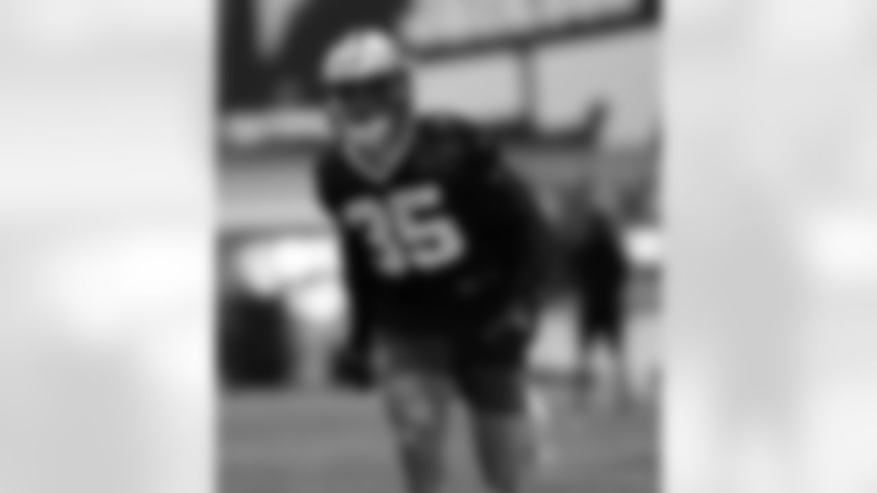 New Orleans Saints players kicked off 2025 Rookie Minicamp workouts at the Ochsner Sports Performance Center on May 9, 2025.