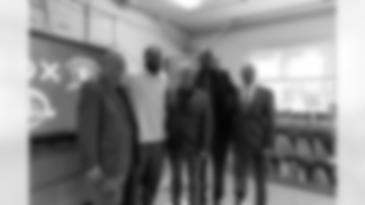 New Orleans Saints defensive end Cam Jordan joined students at Clancy Elementary School to unveil the school's new computer lab with new tech equipment and office supplies courtesy of Cox on Tuesday, Nov. 4, 2025.