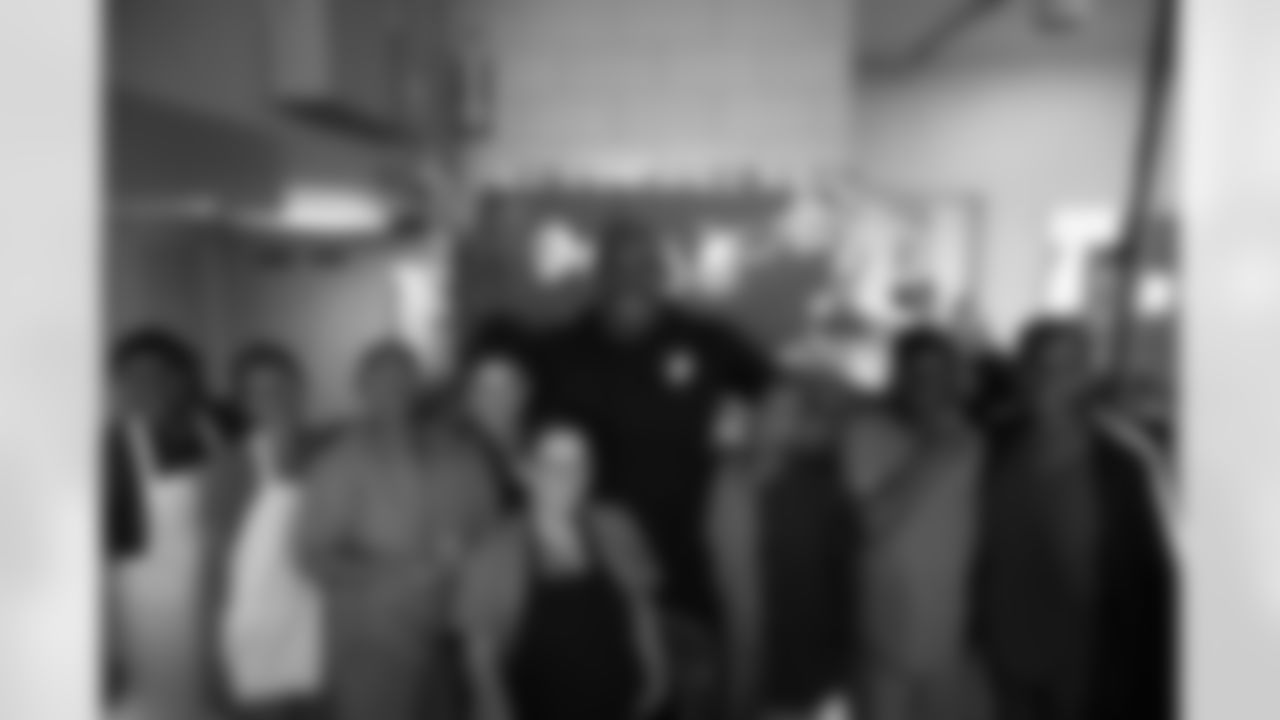 New Orleans Saints defensive end Cam Jordan visited students and staff at Bissonet Plaza Elementary School on Tuesday, Nov. 18, 2025.