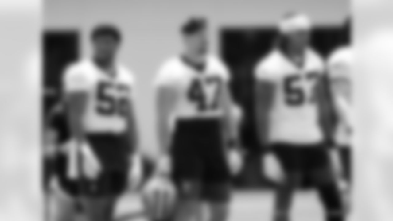 New Orleans Saints players participate in Day 2 of 2025 Saints Minicamp at the Ochsner Sports Performance Center on Wednesday, June 11, 2025.