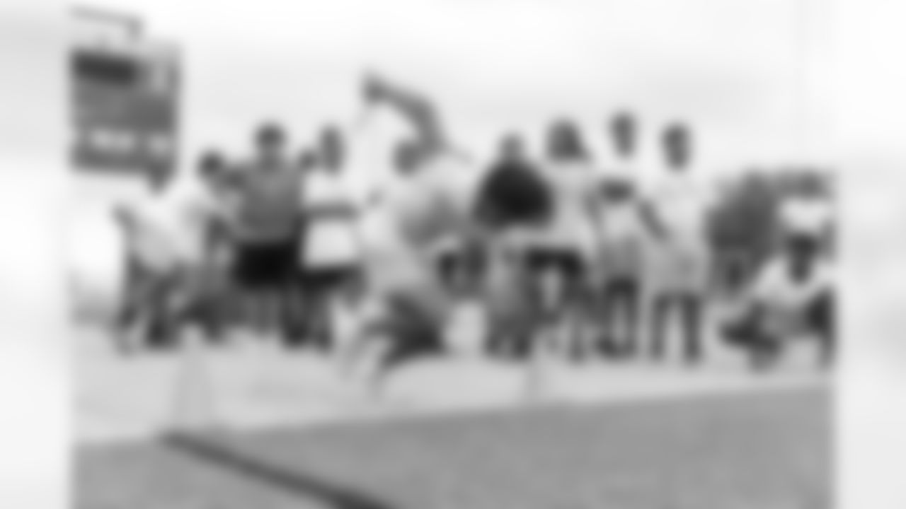 The New Orleans Saints visited East St. John High School in Reserve, Louisiana on Tuesday, June 18, 2024 to hold another part of their "New Orleans Saints High School Summer Workout" series.